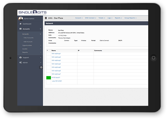 Single Digits Broadband Authentication Platform